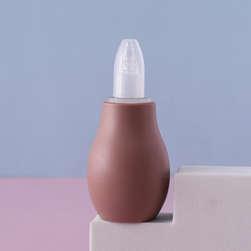 Aspirador nasal manual para bebés mocos congestión nasal suministros para bebés limpiador nasal bomba de silicona aspirador nasal