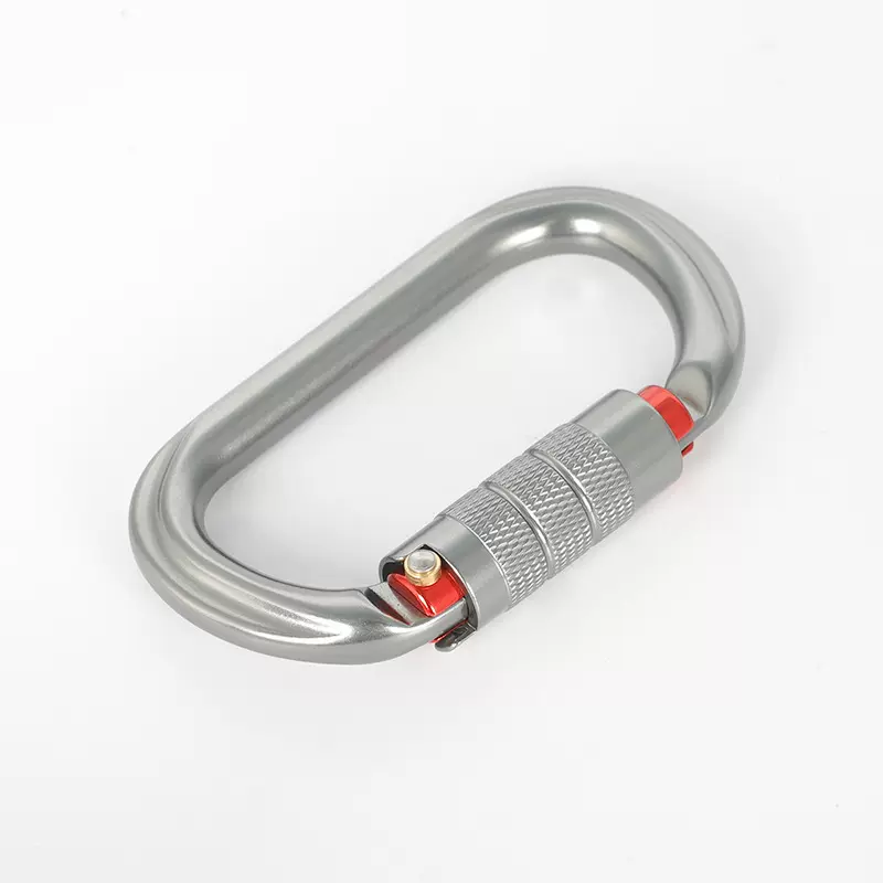 宝健金属O型航空铝自动锁攀岩锁登山扣吊床快挂安全钩承重25KN