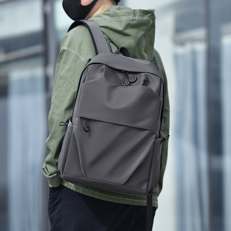 Mochila transfronteriza para hombre, bolso escolar sencillo e informal para estudiantes, bolso para ordenador de negocios, bolso deportivo de gran capacidad, mochila para ir al trabajo