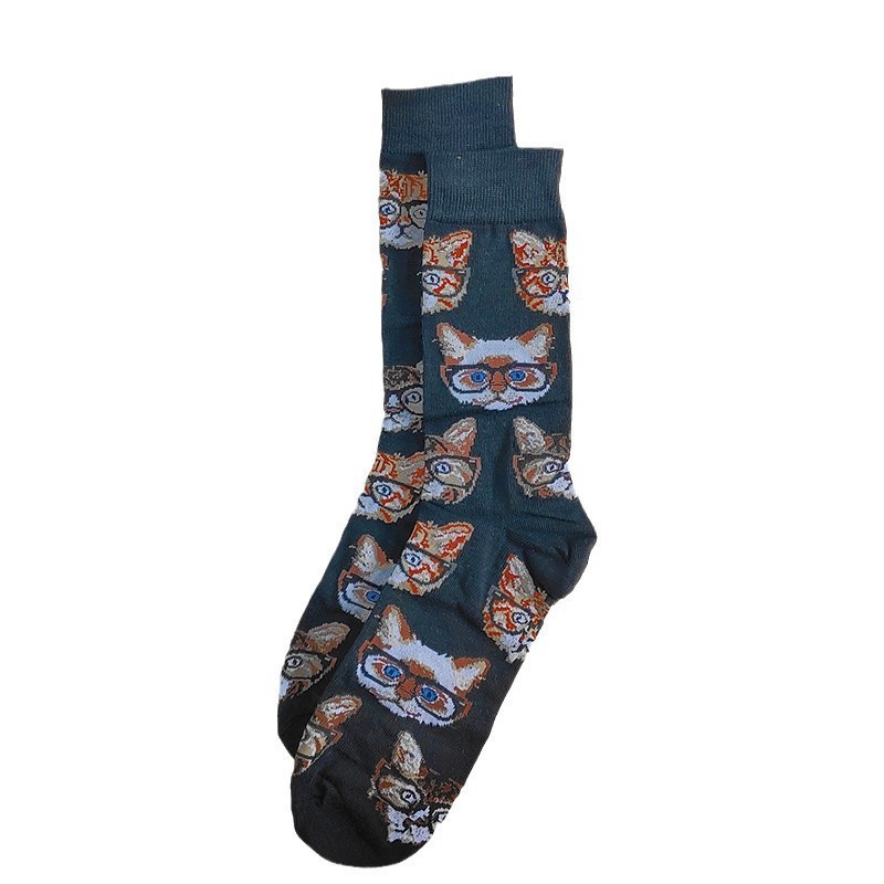Jiesheng Cross-Border Socks for Men and Women, Spring, Autumn and Winter Socks, Women's European and American Fashion Four-Season Boat Socks, Wholesale Women's Mid-Calf Socks