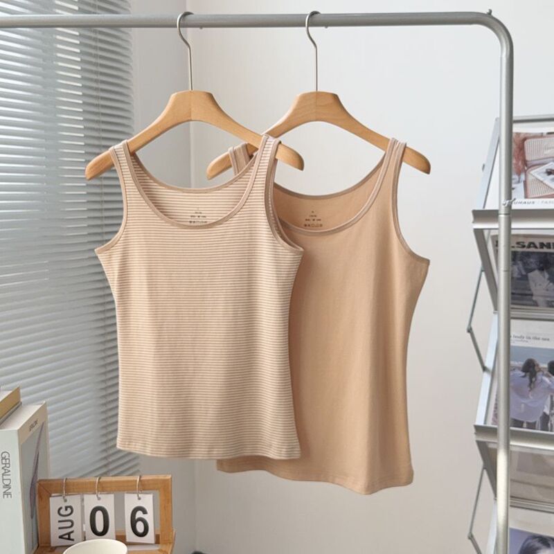 Ridan Xinjiang Natural Colored Cotton Women's Vest Spring, Summer and Autumn Bottoming Sling Warm Vest Vest 25002 Ridan Xinjiang Natural Colored Cotton Women's Vest Spring, Summer and Autumn Bottoming Sling Warm Vest Vest 25002
