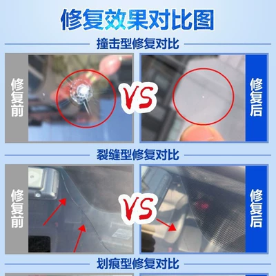 for seamless restoration, Auto glass repair liquid