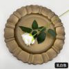 Simulation single -rayon cloth rose feel velvet rose simulation flower wedding road lead to flower home decoration flowers