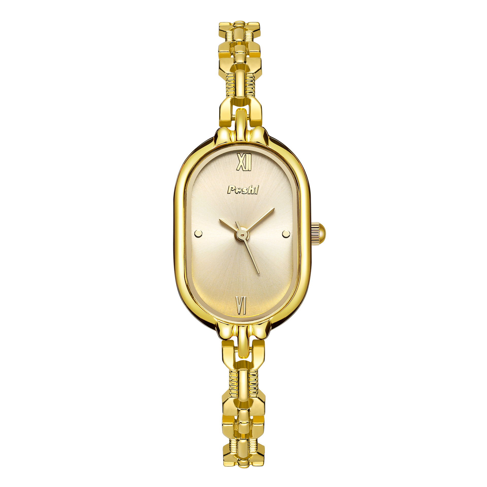 Cadena POSHI accesorios de reloj para mujer, lujo ligero, reloj de cuarzo simple, envío transfronterizo de fábrica, envío de una pieza