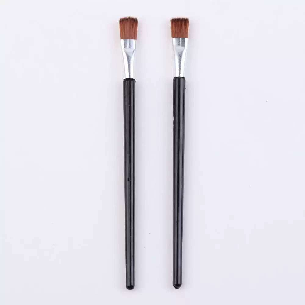 Makeup Brush Set, 11-Piece Multi-Tool Kit, aluminum ferrule, assorted eye & lip tips