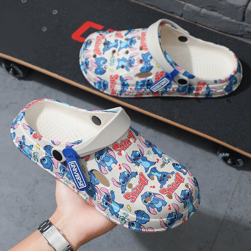 Zapatos con agujeros de verano, tendencia de los hombres, sandalias de Baotou huecas de fondo suave antideslizante, ropa exterior, pantuflas de los hombres de playa de fondo grueso al por mayor