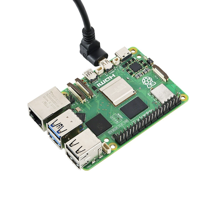 Микро HDMI на HDMI кабель высокого разрешения 4K 60 Гц передача данных дисплей Raspberry Pi 5/4B