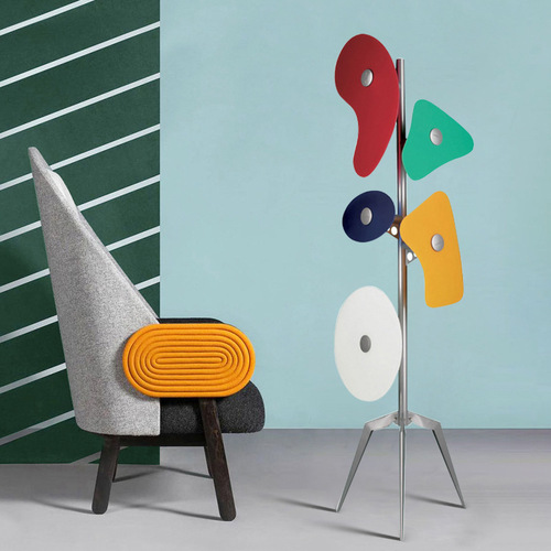 Nordic creative modern minimalist living room bedroom hotel homestay designer model room aspherical macaron floor lamp