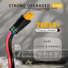 直供XT60电源线12AWG/14AWG*储能电池太阳能折叠包链插座接插头