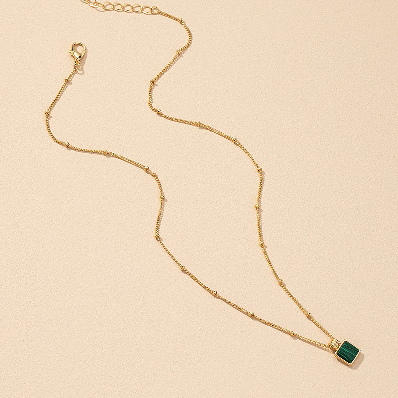 fashion turquoise pendant necklace