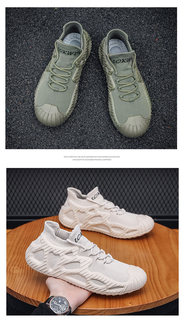 Scarpe sportive da uomo Scarpe da ginnastica Scarpe da ginnastica Tessuto sintetico Antiscivolo Calzature facili da pulire_voghion.com