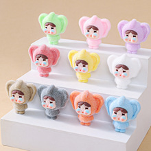 跨境可爱植绒眼泪娃娃萌粒公仔直播对对碰盲袋盲盒迷你桌面小摆件