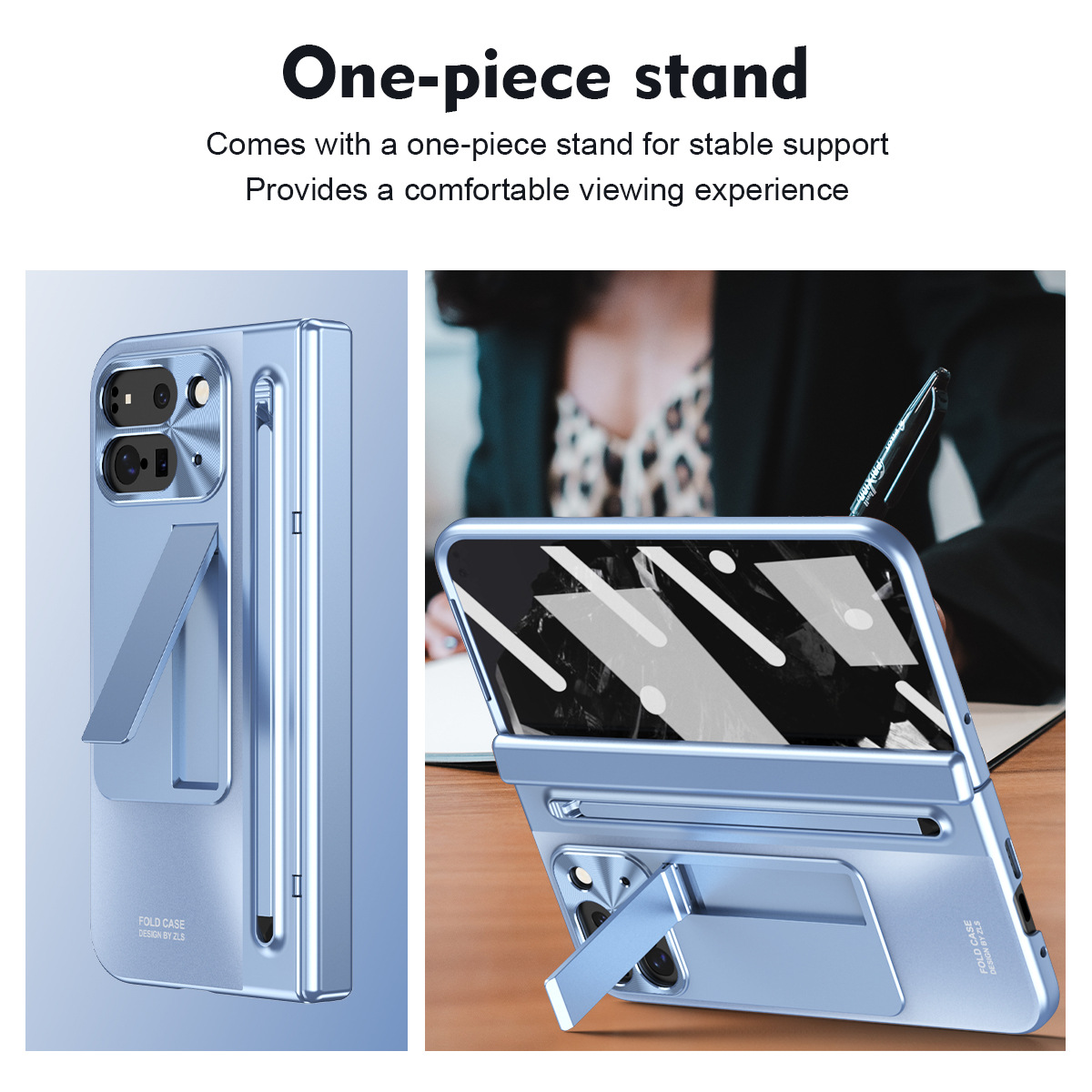Suitable for Google Pixel 10Pro mobile phone case Pixel 10Pro folding electroplated hinge with full anti-fall protection