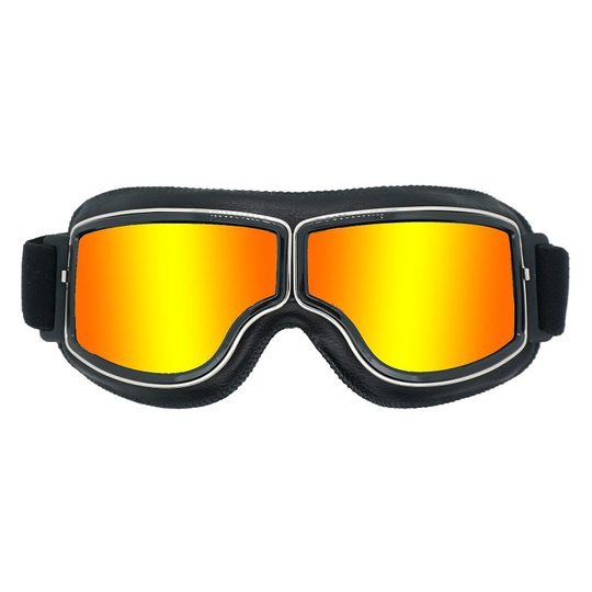 Retro Harley Goggles Motorcycle Helmet Goggles Windproof Sun-proof Motorcycle Leather Mirror Half-helmet Riding Glasses Goggles