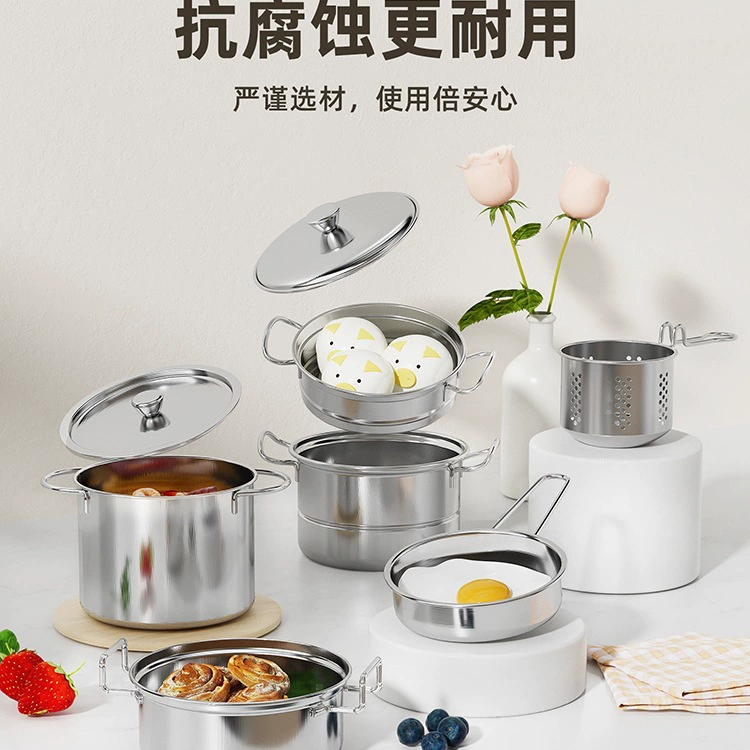 Детская маленькая кухня, набор, кухонная посуда, игрушка, полный комплект, подарок на день рождения