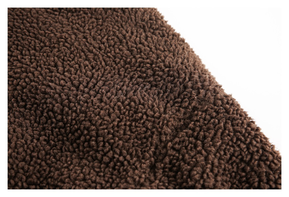 AYWTER Divertente Ricamo per Uomo e Donna Giacca Invernale in Pile di Agnello MY183_voghion.com