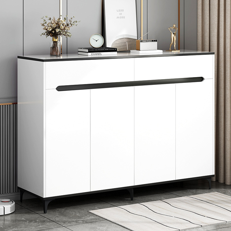 Shoe Cabinet Home Light Luxury Doorway New Large Capacity Entrance Integrated Entrance Cabinet Wall Storage Cabinet Balcony Storage Cabinet
