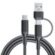 Data cable two-in-one fast charging cable is suitable for Apple Huawei Samsung USB to typec fast charging data cable