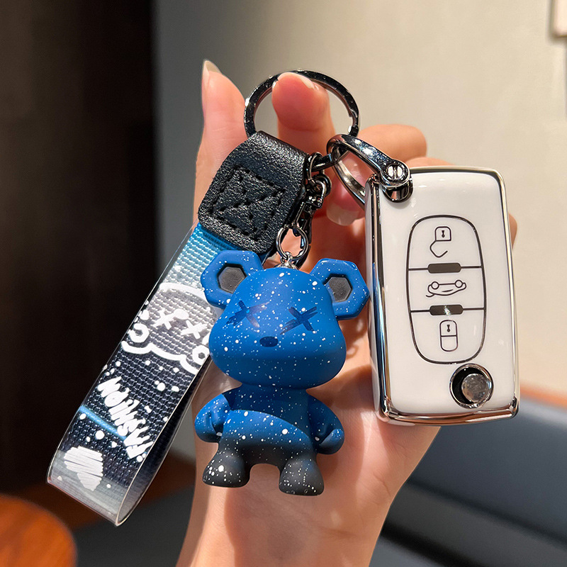 Dongfeng BiaoZhi308 caso clave 207 logo 408 508 307 control remoto 301 Shell 3008 bolsa de modificación 400