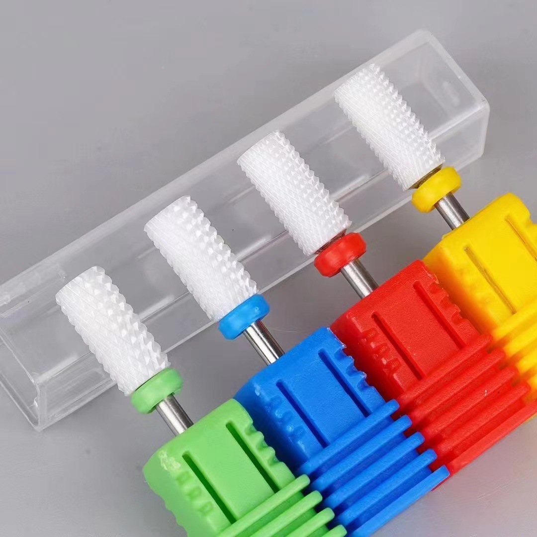 Cerámica de manicuras reemplazo de la broca de molienda Uña de eliminación de uñas piezas de molienda de la broca de maíz frontal