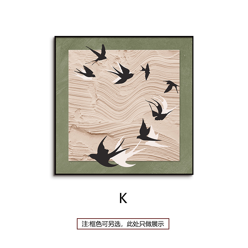 Estilo medio, pintura decorativa francesa, sala de estar, sofá, pared de fondo, arte de nicho, estilo retro, pintura combinada de jardín de Jaipur