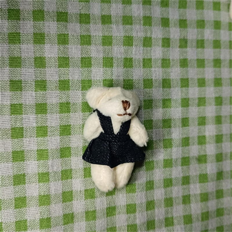 6cm 데님 스커트 곰인형 (스커트는 고객님께서 직접 입혀주셔야 합니다)