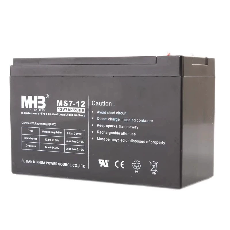 Аккумулятор MHB 闽华 MS7-12/MS9-12, устройство аварийного выравнивания при отключении лифта для пожарной защиты, источник питания UPS