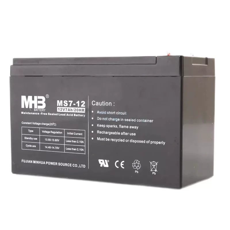 Аккумулятор MHB 闽华 MS7-12/MS9-12, устройство аварийного выравнивания при отключении лифта для пожарной защиты, источник питания UPS