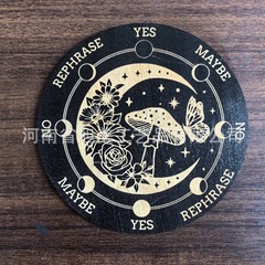 タロットカード形態情報板アクセサリー装飾板木製装飾板透明石英水晶装飾エネルギーカード