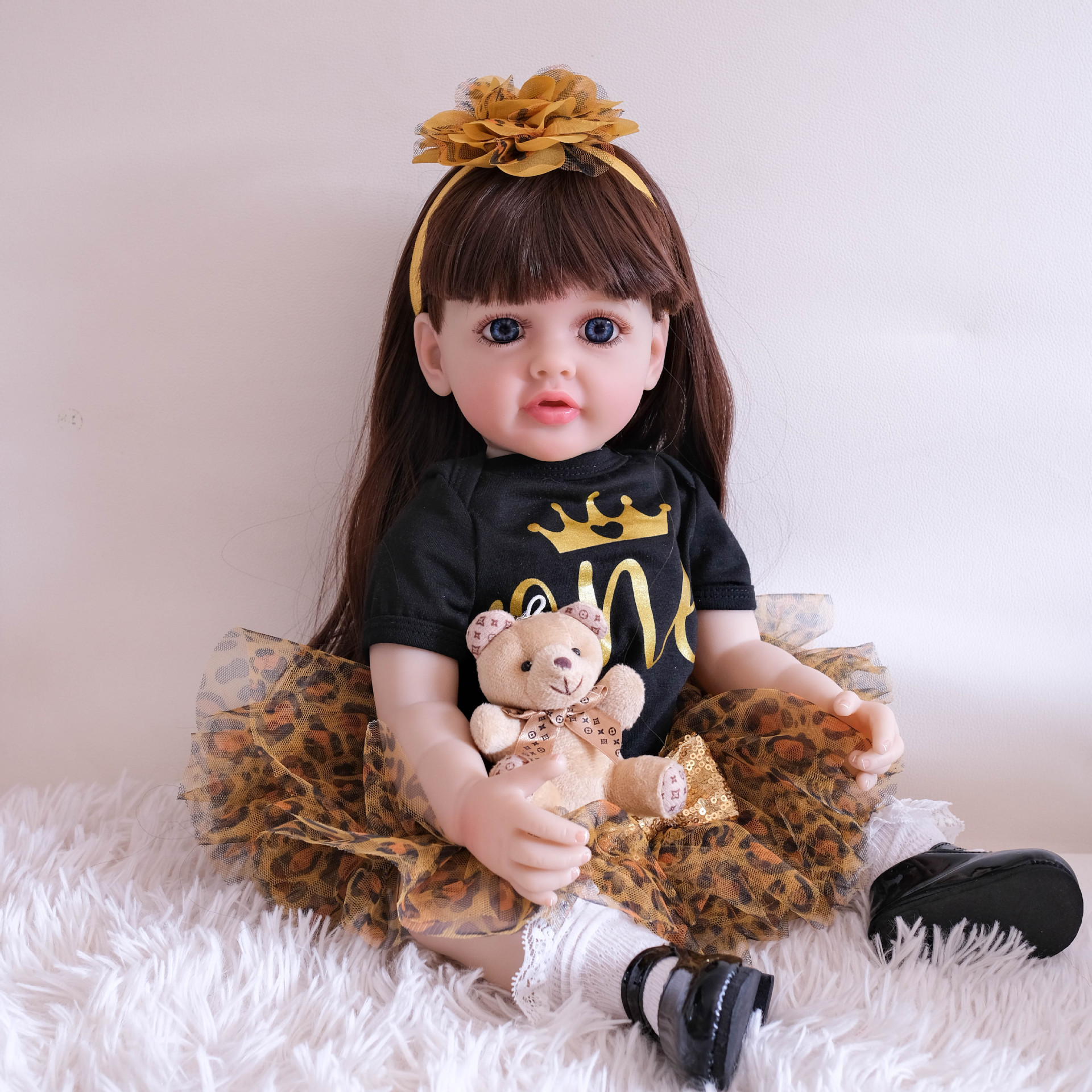 Muñeca Reborn Realista de Silicona Completa de 55 cm, NPK Original, Betty, Suministro de Comercio Electrónico Transfronterizo, Éxito de Ventas en Ozon