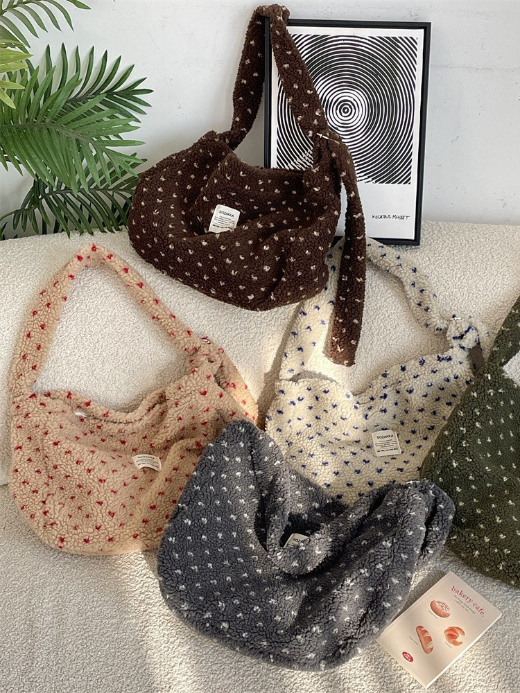 Demi-season shoulder bag