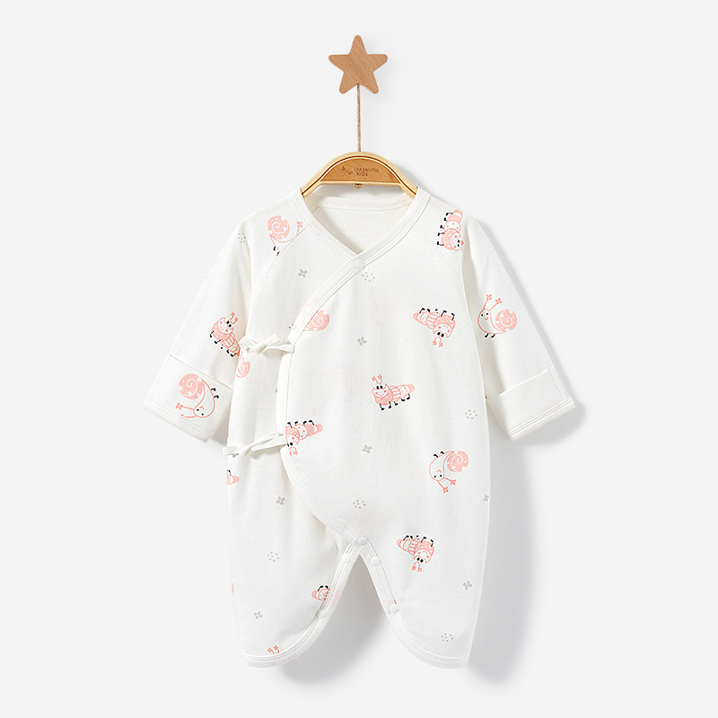 Ropa de bebé recién nacido Primavera, Otoño e Invierno recién nacido algodón monje base mariposa hombres y mujeres ropa de abrigo mono del bebé