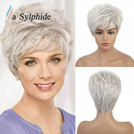 假发长卷发;长直发假发;假发短直发