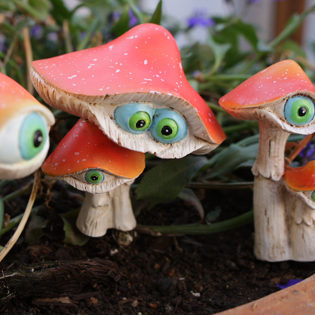  outdoor garden landscape mushroom decorations home garden lawn garden bonsai micro landscape mini ornaments