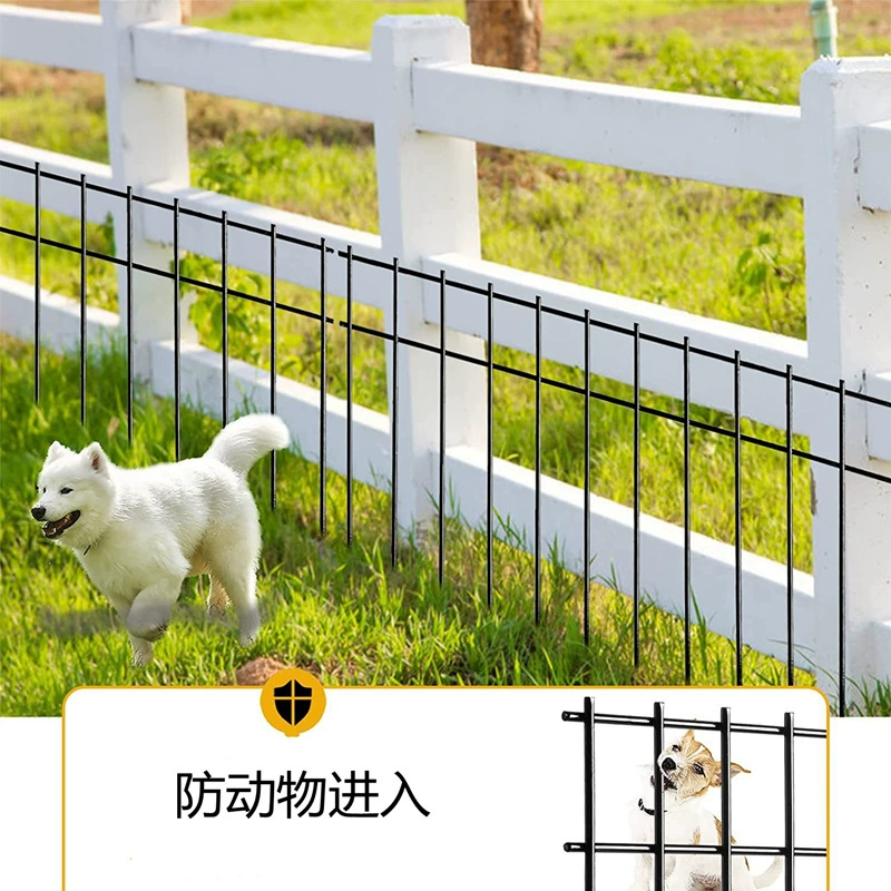 Уличный огород, садовый забор против животных, забор для газона, железная сетка, забор для двора, ограждение, перегородка, железное искусство