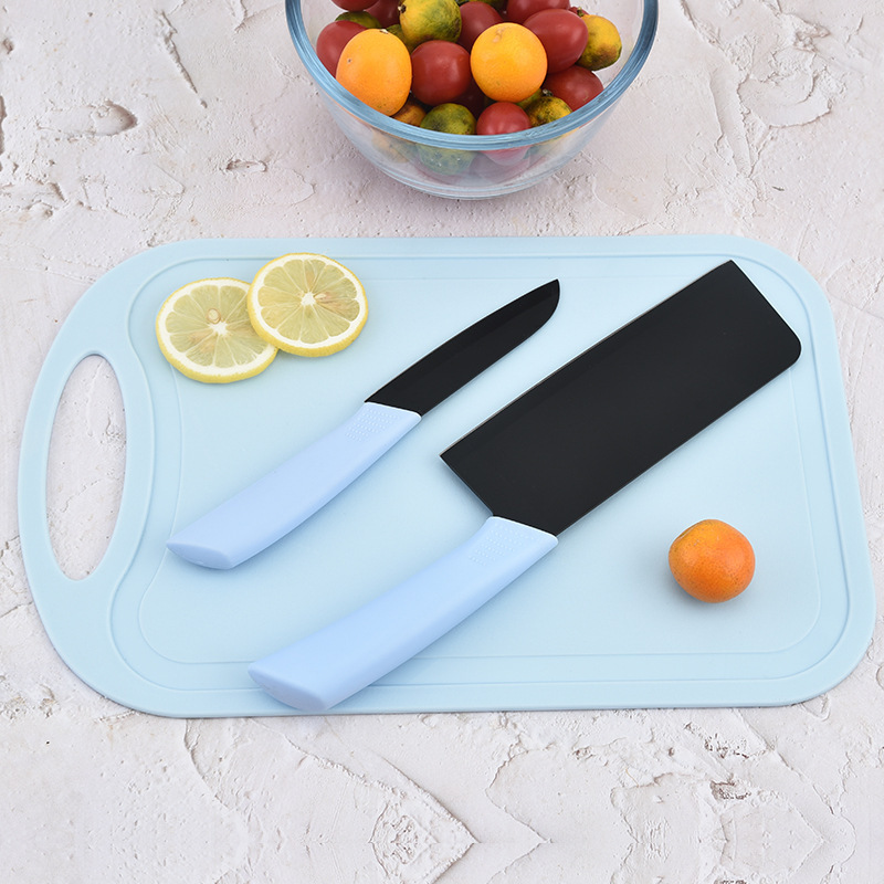 Punto de fábrica pintura en aerosol de acero inoxidable juego de seis piezas cuchillo acrílico de alta gama caja de color juego de regalo comercio exterior al por mayor