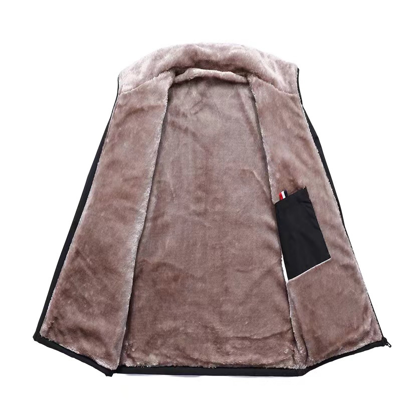 Men's Clothing plus velvet thickened Jinjiang cotton coat men's middle aged and elderly dad winter coat_voghion.com