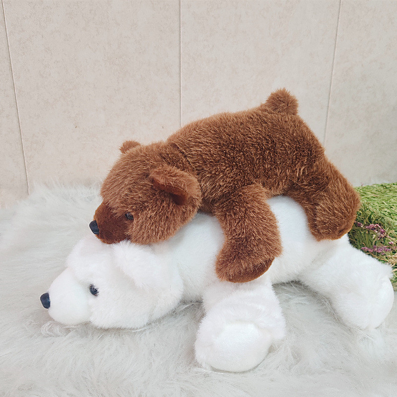 Muñeca de oso polar de fiesta, linda muñeca de panda, abrazo de oso, juguete de peluche, regalo de cumpleaños, muñeca para dormir