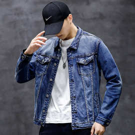 2021春秋季新款大码牛仔外套男牛仔衣夹克Men Jeans Jackets