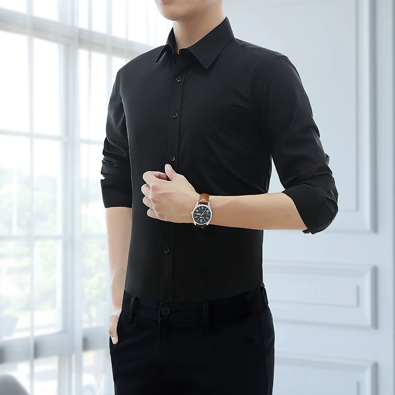 Autumn summer base shirt for work, plus size