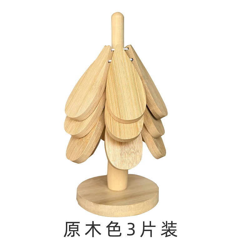 One Tree Black Walnut Almohadilla aislante Venta al por mayor Venta directa de fábrica Almohadilla posavasos Madera Almohadilla resistente al calor Decoración de mesa