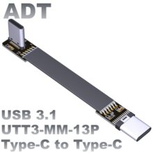 USB3.1��ƽ����ܛ�����L�� C��type-c����90��ADT gen2x1 10g
