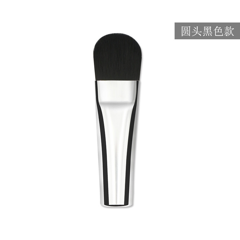 Mini cepillo de máscara de silicona suave cabeza portátil mango corto película de barro aplicador especial único Cepillo de belleza facial