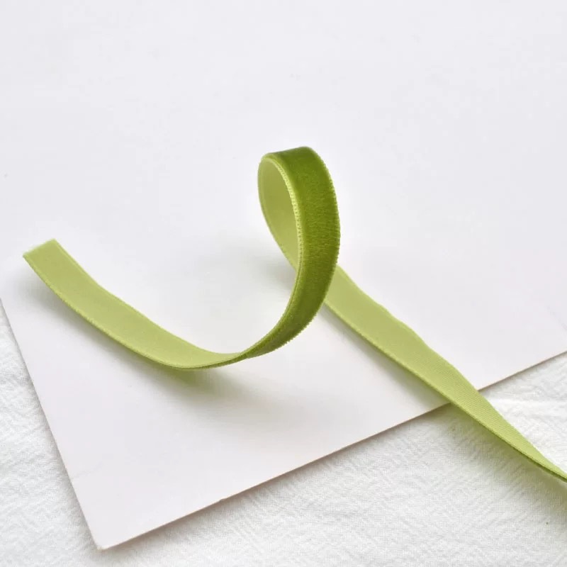 Gran bandeja de un solo lado de cinta de terciopelo cinta de terciopelo para el cabello arco DIY flores regalos accesorios de ropa