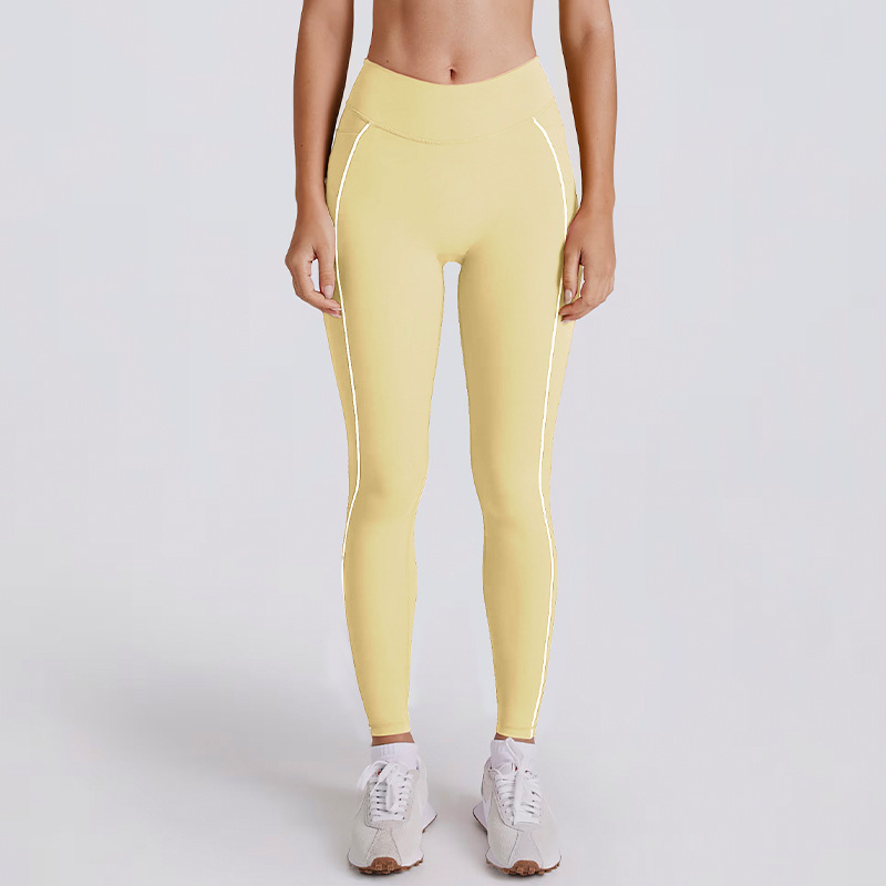 Trousers-warm yellow