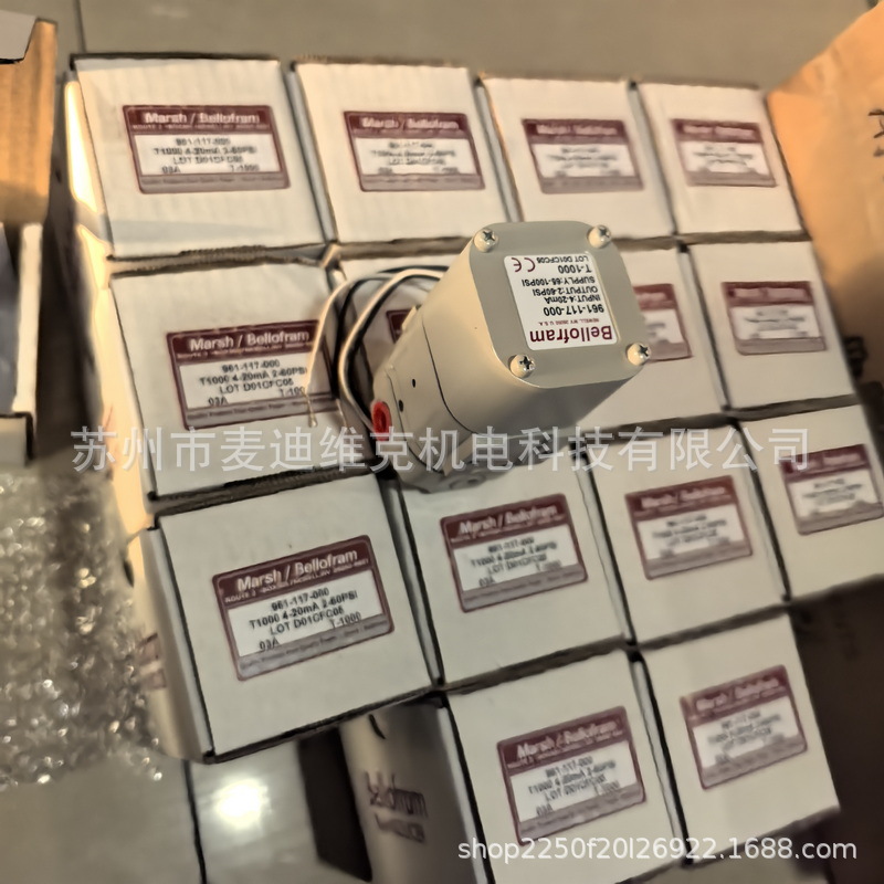 美国BELLOFRAM品牌原装961-117-000型号电气转换器CE认证气动元件