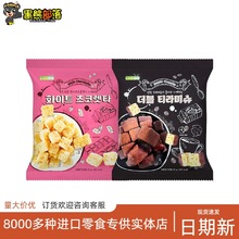 韩国进口 涞可小方块65g儿童休闲零食小吃便利店热卖批发商超货源