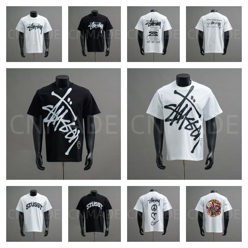 Stussy Export-Quality 2025 New Model Cute Short-Sleeve Men's T-Shirt, 230g Heavyweight High-Quality Men's Stussy Export-Quality 2025 New Model Cute Short-Sleeve Men's T-Shirt, 230g Heavyweight High-Quality Men's