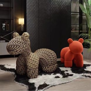 Pony Chair Kidsren's Sofa Shape Seat Animal Stool Living Room Cute Ornaments Creative Cartoon Popular Stool