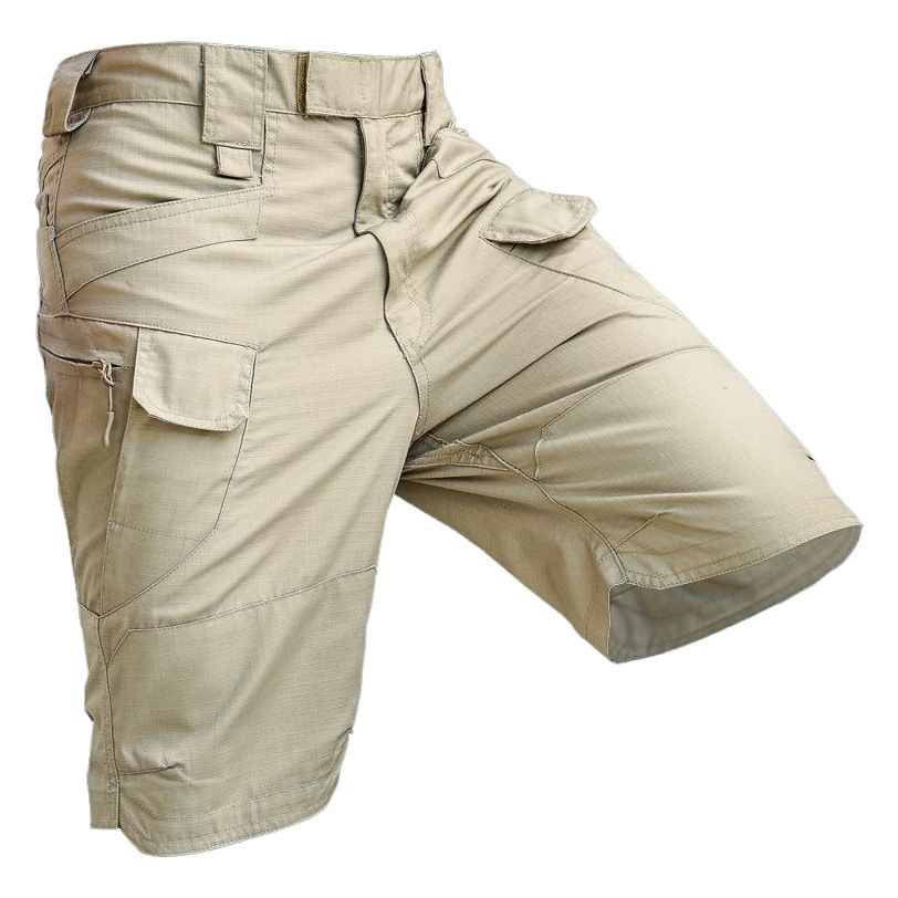 Pantalones cortos tácticos de la ciudad IX7 pantalones cortos de ropa de trabajo al aire libre pantalones tácticos de los hombres tela a cuadros de producción propia y se venden